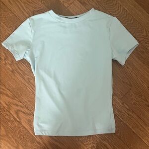 Amazon Light Blue Short Sleeve T-Shirt